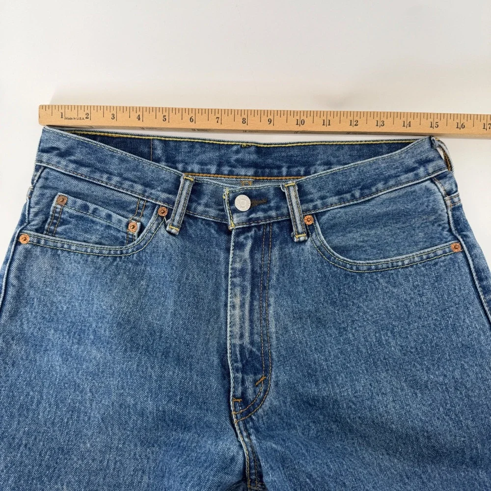 Levis 550 Relaxed Fit Tapered Leg Jeans Medium Wash Blue 32x30 00550-4891